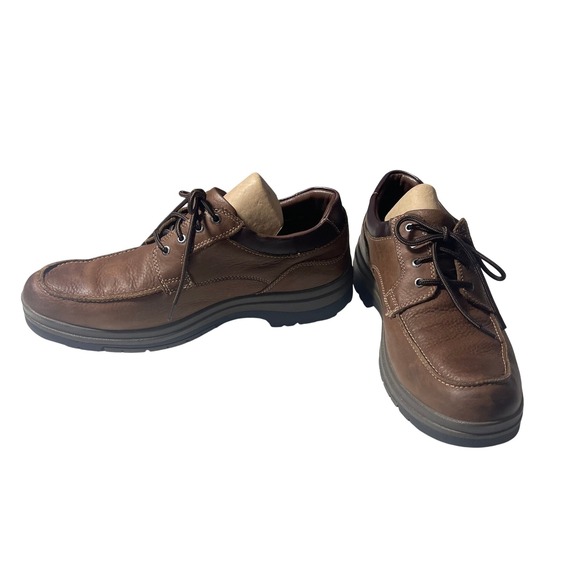 Johnston &‎ Murphy XC4 Brown Leather Oxfords Dress Casual Comfort Shoes 12 - Picture 1 of 9